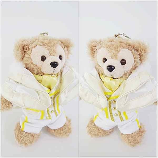 画像2: 『SALE中』 ダッフィー 衣装 ぬいばサイズ (全長14cm)  コスチューム 服 kp102  黄色 (2)