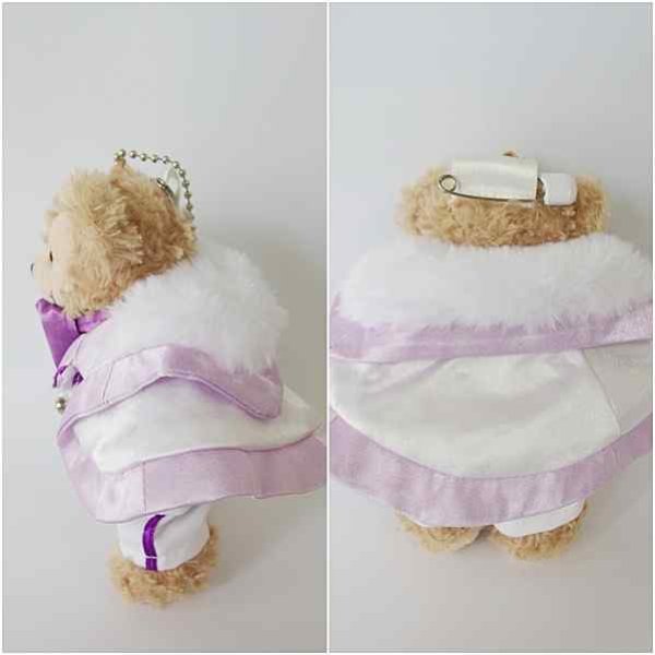 画像3: 【予約商品】 ダッフィー 衣装 ぬいばサイズ (全長14cm)  コスチューム 服 kp103  紫 (3)