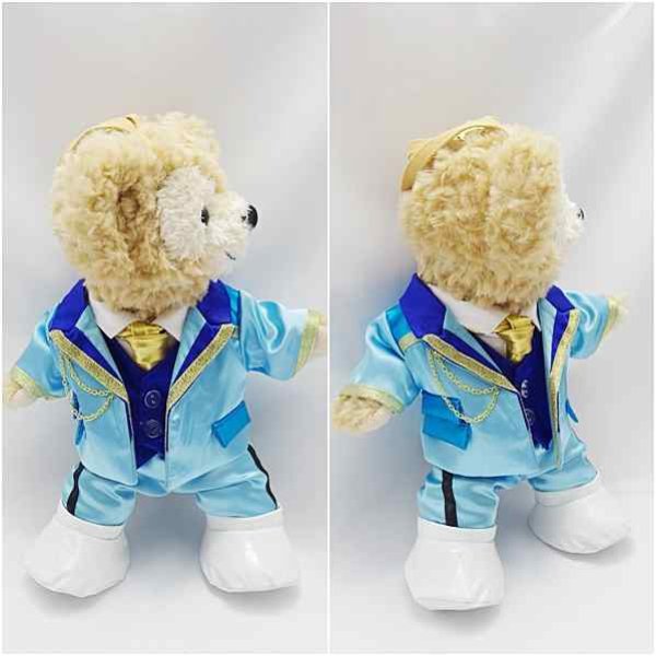 画像2: 『SALE中』 ダッフィー 衣装 ポーチサイズ (身長28cm) prince 風コスチューム 服 kp14 (2)