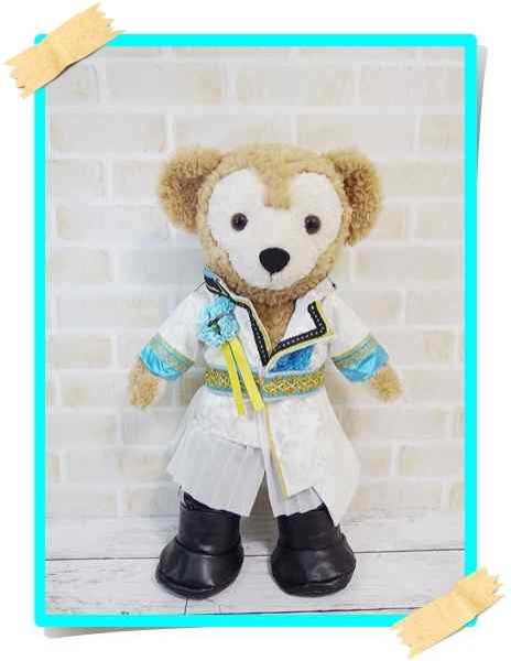 画像1: 【予約受付中】 ダッフィー 衣装 Sサイズ (身長43cm) キンプリ 風コスチューム 服 kp225 (1)