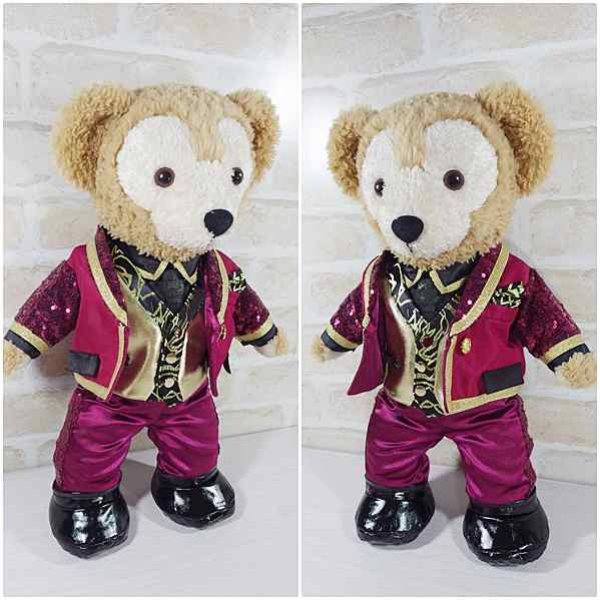 画像2: 【お知らせ】 ダッフィー 衣装 Sサイズ (身長43cm)  配信風 コスチューム 服 kp320 (2)