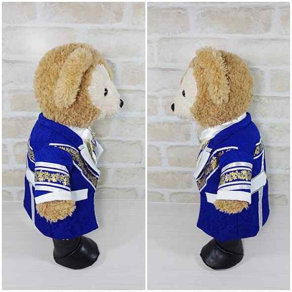 画像4: 【予約受付中】  ダッフィー 衣装 Sサイズ (身長43cm)  紅白 青 王子様 風 コスチューム 服 kp340 (4)