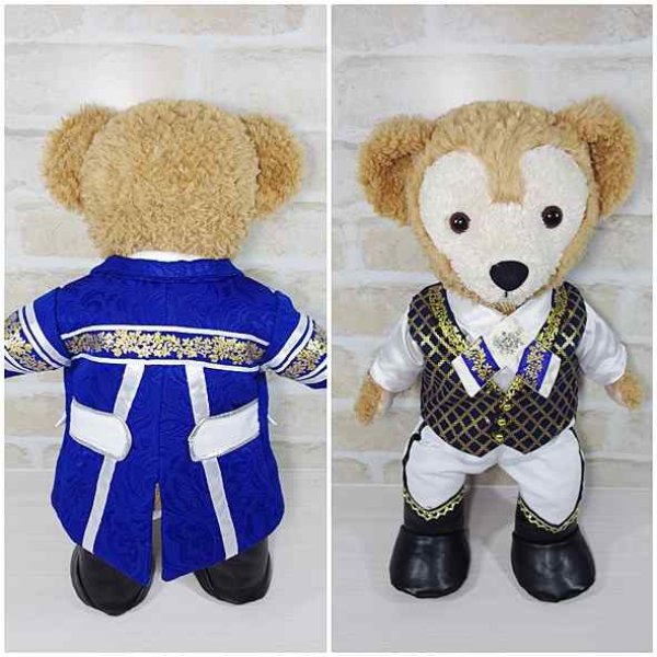 画像5: 【予約受付中】  ダッフィー 衣装 Sサイズ (身長43cm)  紅白 青 王子様 風 コスチューム 服 kp340 (5)