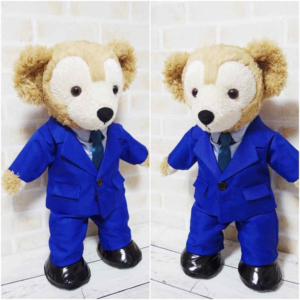 画像2: 【予約受付中】  ダッフィー 衣装 Sサイズ (身長43cm) キンプリ 風コスチューム 服 kp423 (2)