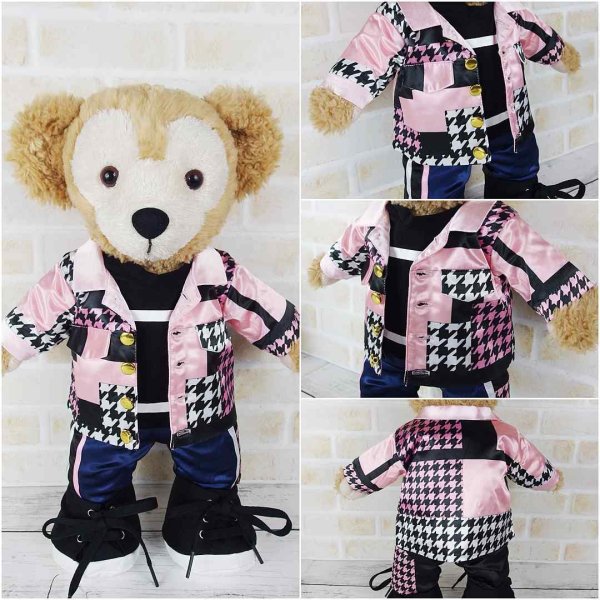 画像5: 【予約受付中】 ダッフィー 衣装 Sサイズ (身長43cm) キンプリ 風コスチューム 服 真紅 kp430 (5)