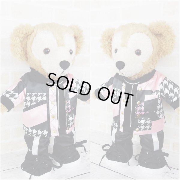 画像2: 【予約受付中】ダッフィー 衣装 Sサイズ (身長43cm) キンプリ 風コスチューム 服 漆黒 kp431 (2)