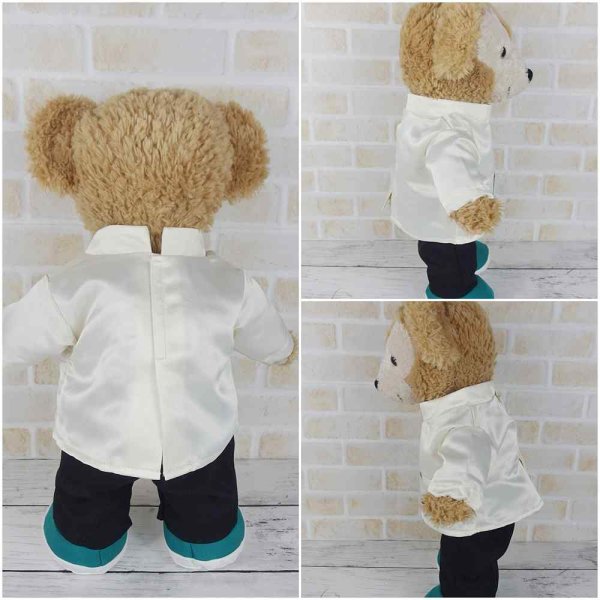 画像4: 『SALE中』ダッフィー 衣装 Sサイズ (身長43cm) キンプリ 風 紅白 コスチューム 服 紫 kp473 (4)