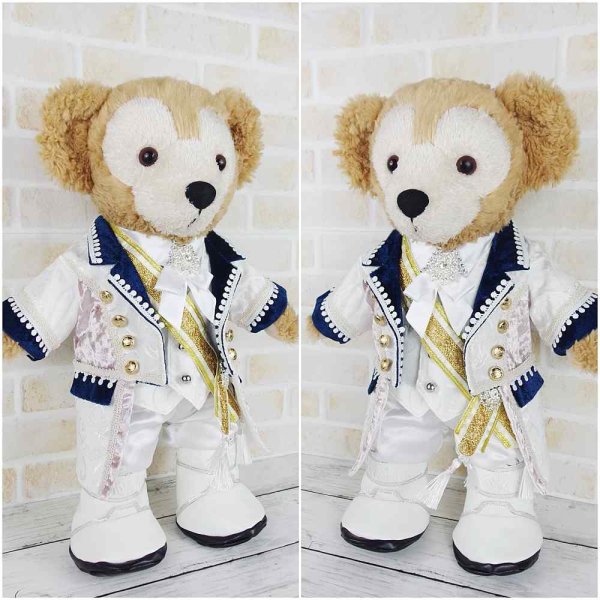 画像2: 【予約受付中】 ダッフィー 衣装 Sサイズ 衣装 Mr.5風コスチューム 服 kp490 真紅 (2)