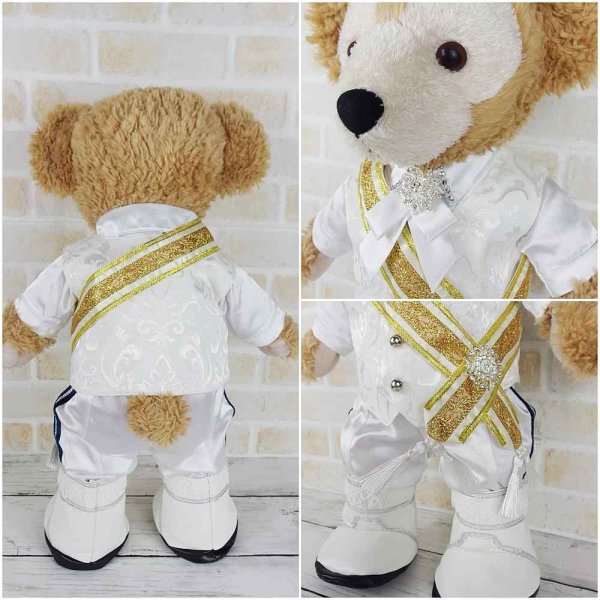 画像6: 【予約受付中】 ダッフィー 衣装 Sサイズ 衣装 Mr.5風コスチューム 服 kp490 真紅 (6)