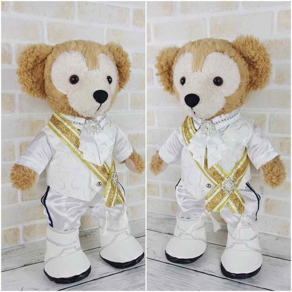 画像5: 【予約受付中】 ダッフィー 衣装 Sサイズ 衣装 Mr.5風コスチューム 服 kp491 漆黒 (5)