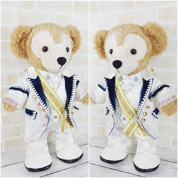 画像2: 【予約受付中】 ダッフィー 衣装 Sサイズ 衣装 Mr.5風コスチューム 服 kp493 紫 (2)