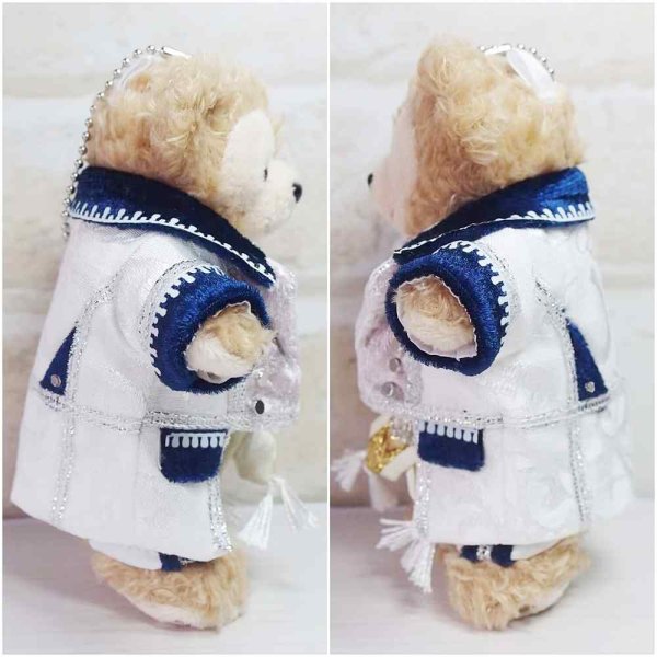 画像2: 【予約受付中】 ダッフィー 衣装 ぬいばサイズ (全長14cm) コスチューム 服 シンデレラ 2023 漆黒kp496 (2)