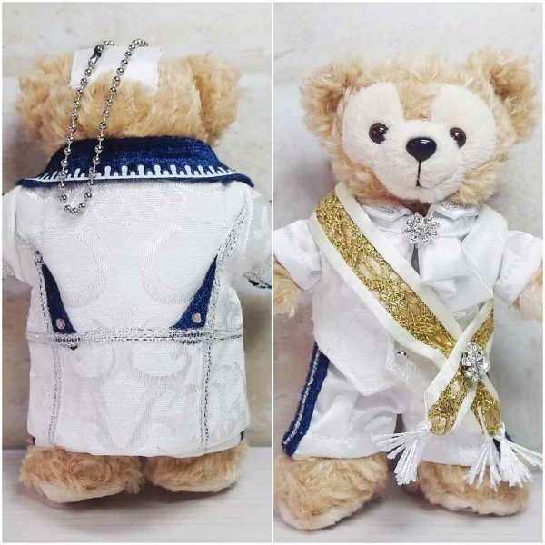 画像3: 【予約受付中】 ダッフィー 衣装 ぬいばサイズ (全長14cm) コスチューム 服 シンデレラ 2023 漆黒kp496 (3)