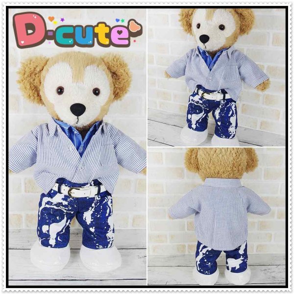 画像4: 【予約受付中】 ダッフィー 衣装 Sサイズ (身長43cm) なにもの 風コスチューム 服 kp551 (4)