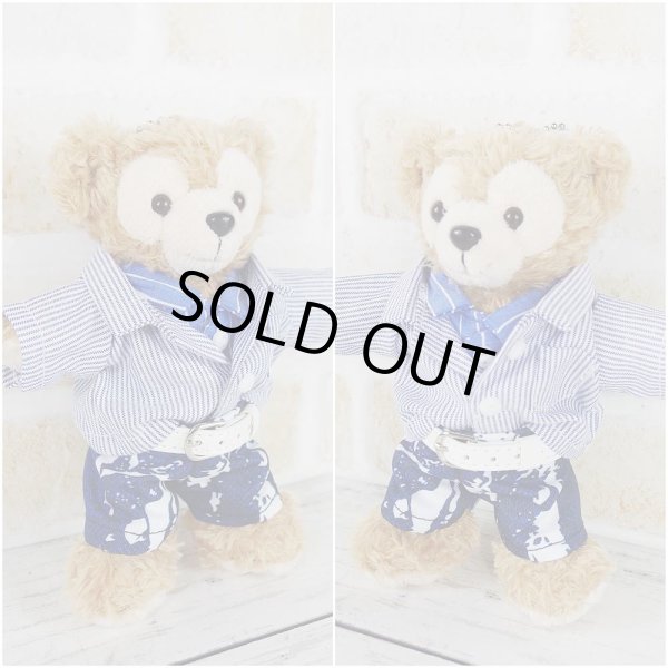 画像2: 【予約受付中】ダッフィー 衣装 ぬいばサイズ (全長14cm) なにもの コスチューム 服 kp553 漆黒 (2)