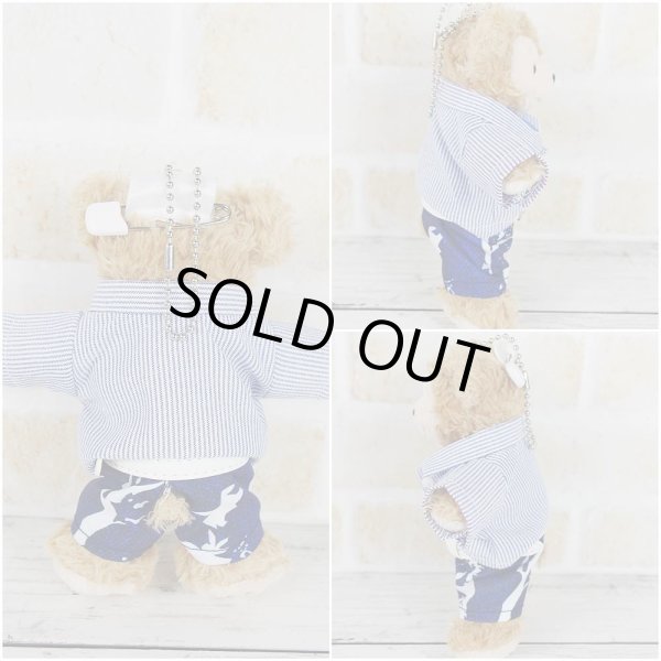 画像3: 【予約受付中】ダッフィー 衣装 ぬいばサイズ (全長14cm) なにもの コスチューム 服 kp553 漆黒 (3)