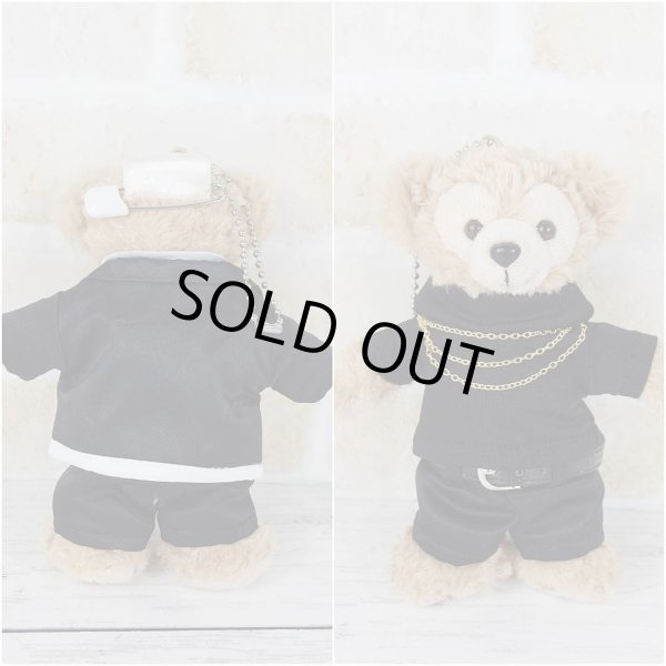 画像4: 【予約受付中】 ダッフィー 衣装 ぬいばサイズ (全長14cm) なにもの MV 風 コスチューム 服 kp563 漆黒 (4)