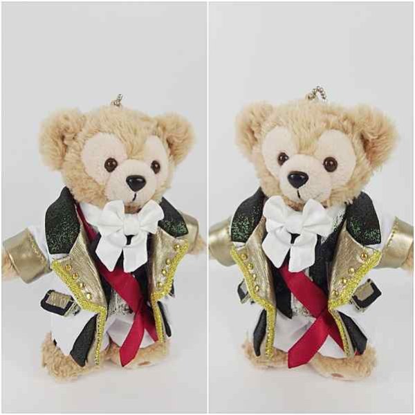 画像2: 『SALE中』 ダッフィー 衣装 ぬいばサイズ (全長14cm) コスチューム 服 kp60 真紅 (2)