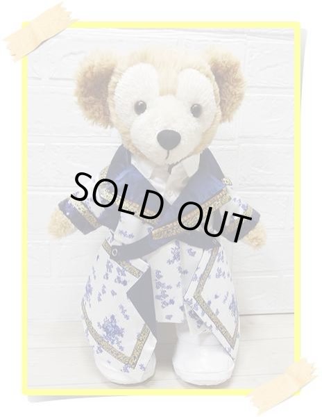 画像1: 【予約受付中】  ダッフィー Sサイズ (身長43cm) ピース 青い花 衣装 コスチューム 服 kp612 イエロー担当 (1)