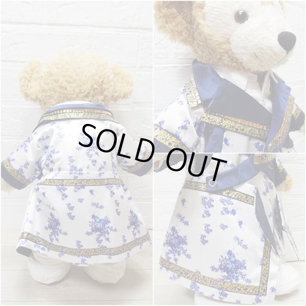 画像4: 【予約受付中】  ダッフィー Sサイズ (身長43cm) ピース 青い花 衣装 コスチューム 服 kp612 イエロー担当 (4)