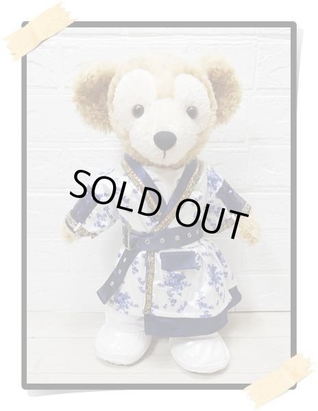 画像1: 【予約受付中】ダッフィー Sサイズ (身長43cm) ピース 青い花 衣装 コスチューム 服 kp611 (1)