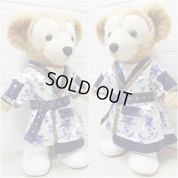 画像2: 【予約受付中】ダッフィー Sサイズ (身長43cm) ピース 青い花 衣装 コスチューム 服 kp611 (2)
