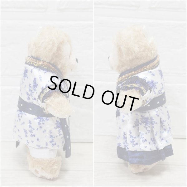 画像3: 【予約受付中】ダッフィー 衣装 ぬいばサイズ (全長14cm) ピース 青い花衣装 コスチューム 服 kp613漆黒 (3)
