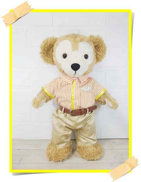 画像1: 【予約受付中】 ダッフィー 衣装 Sサイズ (身長43cm) キントレ 風コスチューム 服 kp622 (1)