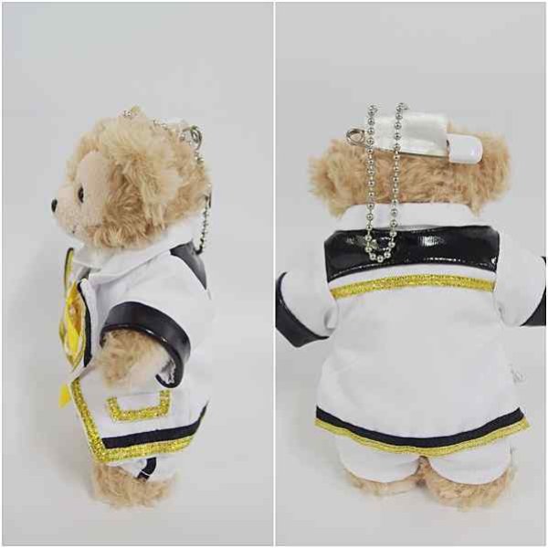 画像3: 【予約受付中】  ダッフィー 衣装 ぬいばサイズ (全長14cm) コスチューム 服 kp62 ひまわりイエロー (3)