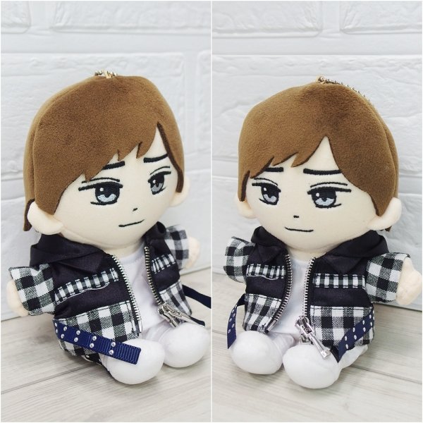 画像2: 【予約受付中】  はぴぬい キンプリ (King&Prince) サイズ コスチューム 衣装 服 kp681 漆黒 (2)