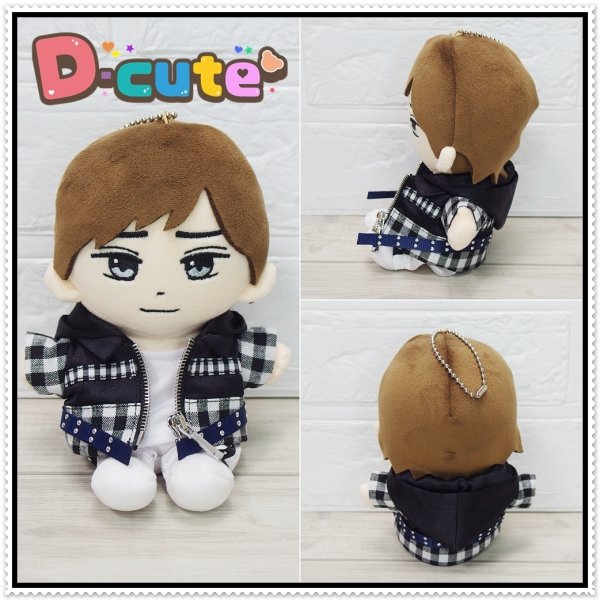 画像4: 【予約受付中】  はぴぬい キンプリ (King&Prince) サイズ コスチューム 衣装 服 kp681 漆黒 (4)