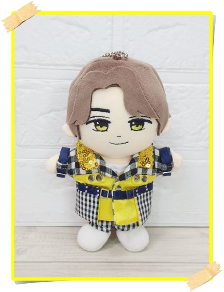 画像1: はぴぬい キンプリ (King&Prince) サイズ コスチューム 衣装 服 kp682 イエロー (1)