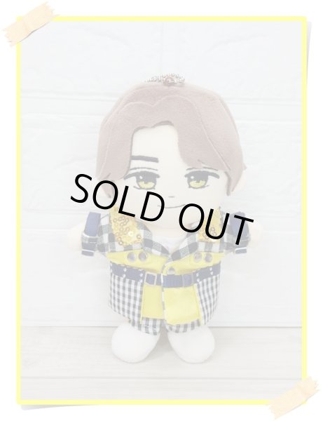 画像1: 【予約受付中】はぴぬい キンプリ (King&Prince) サイズ コスチューム 衣装 服 kp682 イエロー (1)