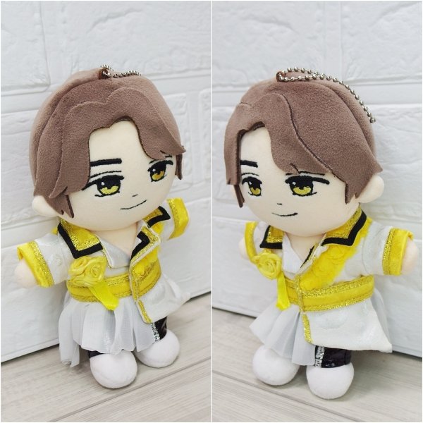 画像2: はぴぬい キンプリ (King&Prince) サイズ コスチューム 衣装 服 kp684 イエロー (2)