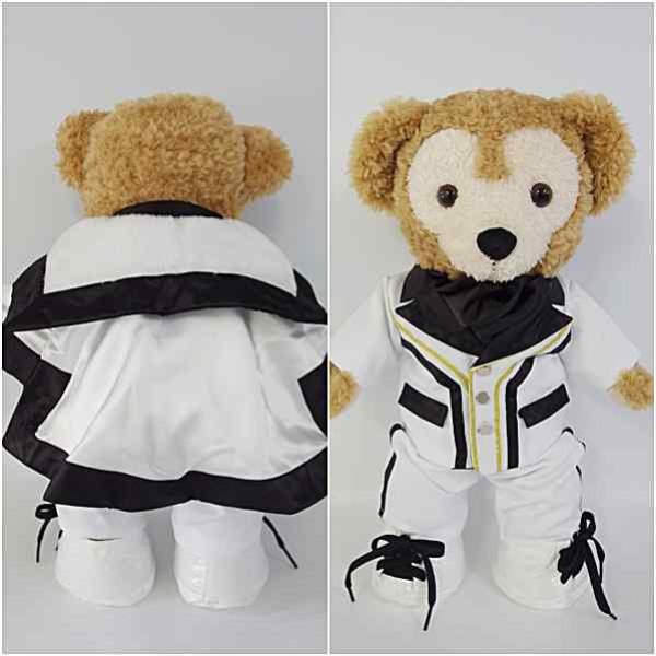 画像3: 【予約受付中】 ダッフィー 衣装 Sサイズ (身長43cm) キンプリ 風コスチューム 服 kp81 漆黒 (3)