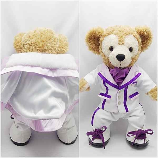 画像3: 【予約受付中】 ダッフィー 衣装 Sサイズ (身長43cm) キンプリ 風コスチューム 服 kp83 紫 (3)