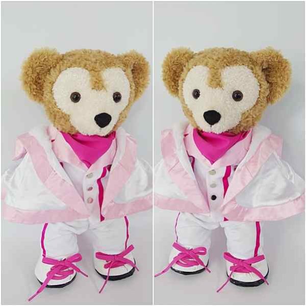 画像2: 【予約受付中】 ダッフィー 衣装 Sサイズ (身長43cm) キンプリ 風コスチューム 服 kp84 濃いピンク (2)