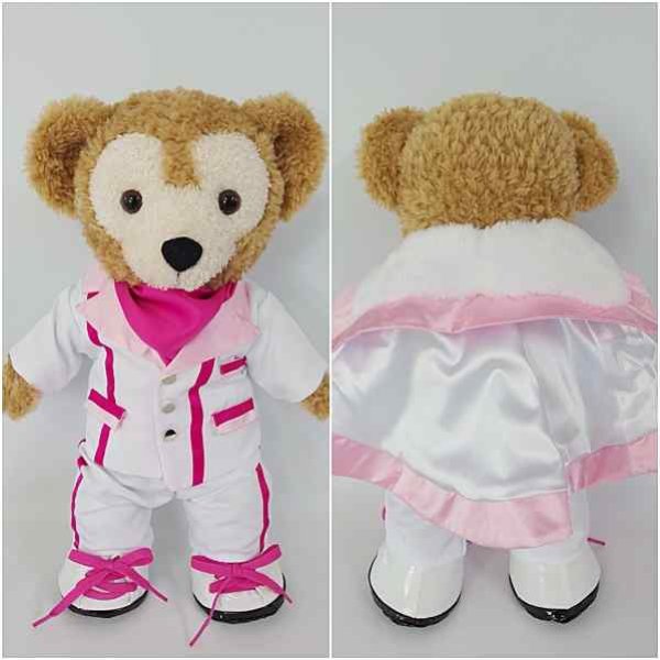 画像3: 【予約受付中】 ダッフィー 衣装 Sサイズ (身長43cm) キンプリ 風コスチューム 服 kp84 濃いピンク (3)