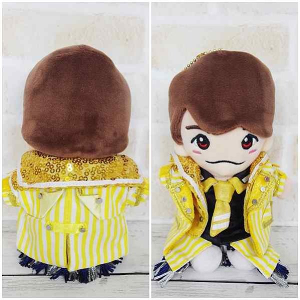 画像5: 【予約受付中】 ちびぬい 衣装 コスチューム 服 na101 黄色シマシマ衣装 赤担当 (5)