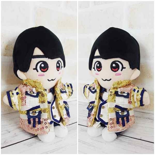 画像2: 【予約受付中】  ちびぬい 衣装 コスチューム 服 na123 金色衣装 オレンジ担当 (2)