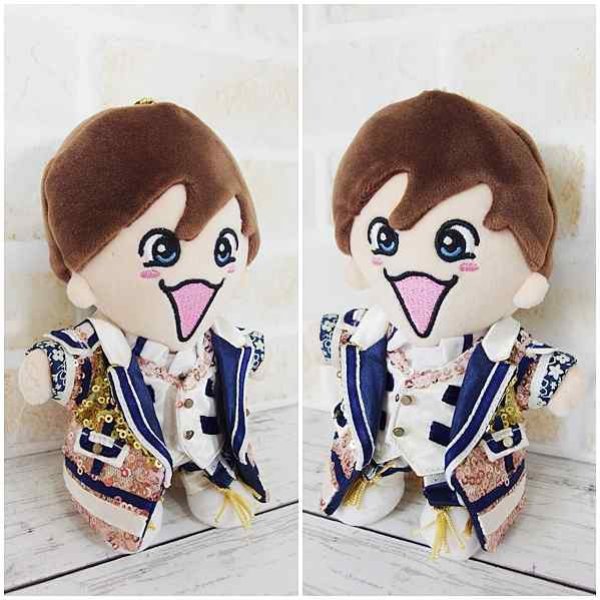 画像2: 【予約受付中】 ちびぬい 衣装 コスチューム 服 na126 金色衣装 青担当 (2)