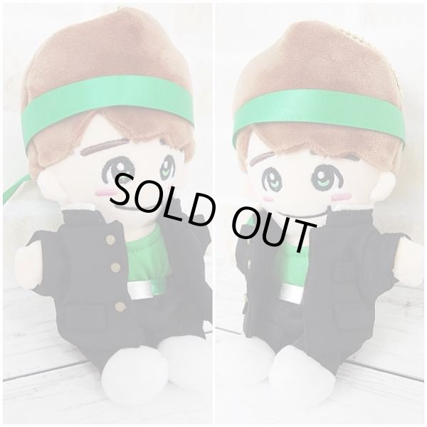 画像3: 【予約受付中】 ちびぬい 衣装 コスチューム 服 na145 高校野球応援し隊 風 衣装 緑担当 (3)