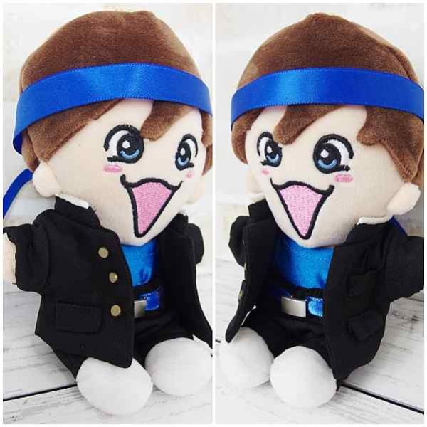 画像3: 【予約受付中】 ちびぬい 衣装 コスチューム 服 na146 高校野球応援し隊 風 衣装 青担当 (3)