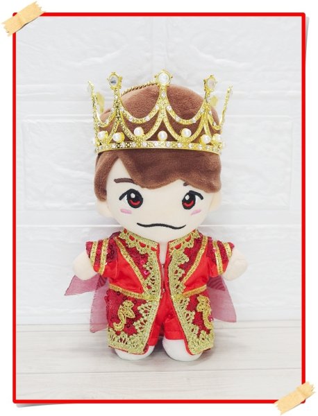 画像1: 【予約受付中】ちびぬい 2026 王冠 赤 コスチューム  na180 (1)