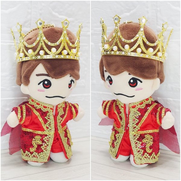 画像2: 【予約受付中】ちびぬい 2026 王冠 赤 コスチューム  na180 (2)