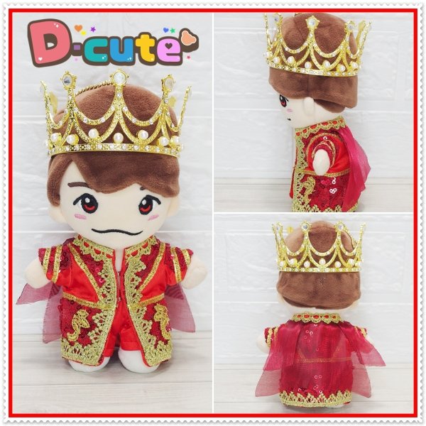 画像4: 【予約受付中】ちびぬい 2026 王冠 赤 コスチューム  na180 (4)