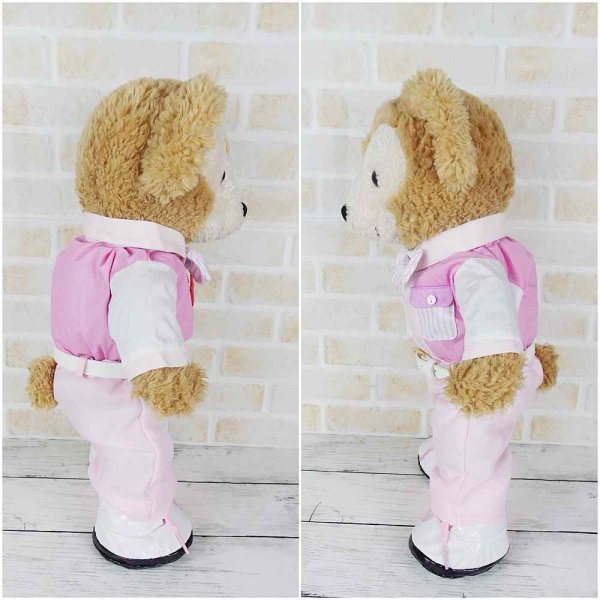 画像4: 【予約受付中】 ダッフィー 衣装 Sサイズ (身長43cm)  デビュー曲 MV風 na241 赤担当 (4)