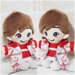 画像2: 【予約受付中】ちびぬい 衣装 コスチューム 服 na262 野球ボール風　衣装 ピンク担当 (2)
