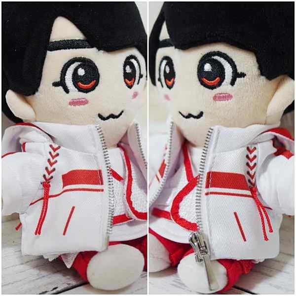 画像3: ちびぬい 衣装 コスチューム 服 na263 野球ボール風 衣装 オレンジ担当 (3)