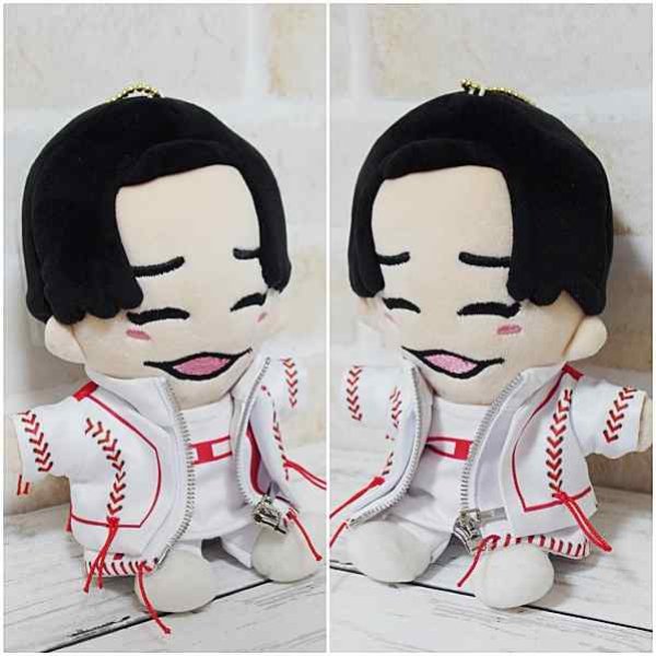 画像2: ちびぬい 衣装 コスチューム 服 na264 野球ボール風 衣装 黄色担 (2)